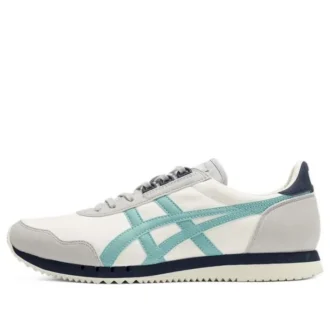 Dualio Marathon Running Shoes “Cream White Grey Aqua”