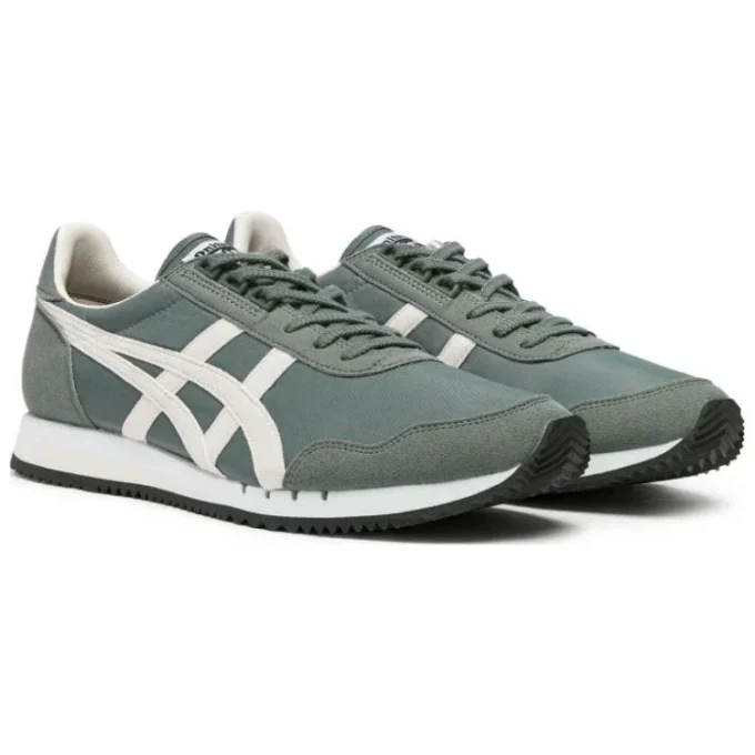 Dualio Marathon Running Shoes “Green Cream White”