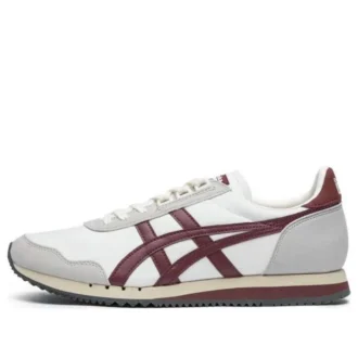 Dualio Marathon Running Shoes “White Grey Burgundy”