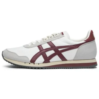 Dualio Marathon Running Shoes “White Grey Burgundy”