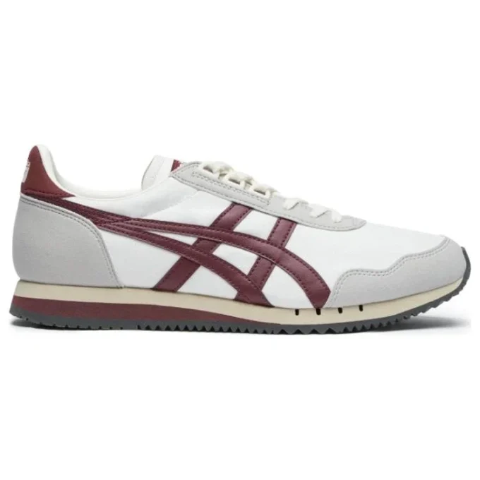 Dualio Marathon Running Shoes “White Grey Burgundy”