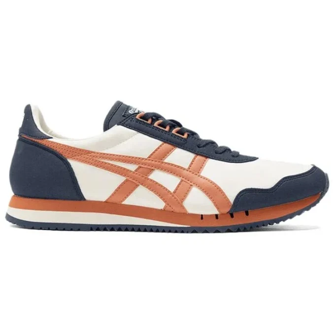 Dualio Marathon Running Shoes “White Navy Orange”