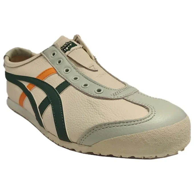 Mexico 66 Slip-On Sneakers “Beige Grass Green”