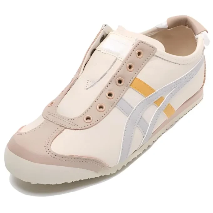 Mexico 66 Slip-On Sneakers “Beige Grey Yellow”