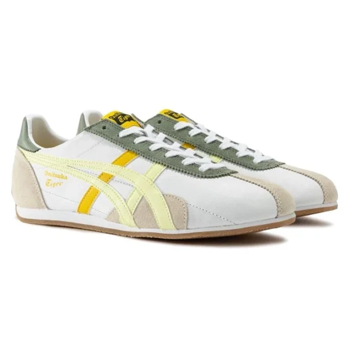 Runspark Shoes “White Olive Green Yellow”