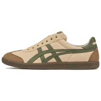 Tokuten Slip-On “Beige Brown Green”